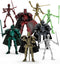 BOZOBO 8pcs 13 Action Figures Assembly RequiredDIY Multi-Colored Titan 13 Action Figure Set