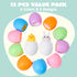 12pcs JOYIN Easter Eggs Squishy Toy Bunny Chicks, Cute Rabbits,Chicks Hide in Broken Eggs, Squishy Toy Stress Relief