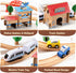 Set 88 3 4 5 Electric Toddler Wooden Train Toy, PCS Train Track Toys for Years Old Kids, Boys and Girls