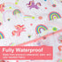 Accmor 4 Pack 6-36 Long Sleeve Bibs, Baby Smock Waterproof Sleeved Bib Smock for Baby Toddler Months