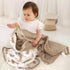 4-Layer 47"x47" lulumoon Muslin Baby Blanket Neutral: Soft Cotton Toddler Blanket for Daycare with Bunny- Ideal