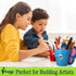 Set 8 2 3 8-12+, Set Pinwheel Crafts Flower Pot Painting Kit Paint Your Own Kids Gardening with Seeds, Soil, Paints