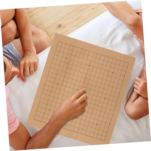 Chinese Chess Portable Chess Game Accessory - Convenient Foldable Leather Chess Board for Board Game Supplies