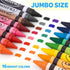 16 4-8, Colors Jumbo Crayons for Toddlers, Washable Easy to Hold Large Crayons for Kids Ages Non-Toxic Crayon