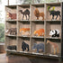 FRUSE Safari Animals Figures Toys,12PCS Wild Zoo Animals Figurines,Realistic African Jungle Animals Playset with Panda,Lion,Elephant,Educational Learning Toys Gifts for Toddlers Kids 3-5