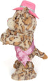 Cuddle Barn - Girl's Night Gina, 14 Inches Animated Musical Singing Dancing Party Leopard Plush Toy