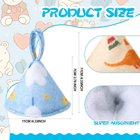10 Suhine Pcs Baby Boy Pee Shield Diaper Changing Accessory Reusable Pee Covers Baby Boy Cap for Newborn Boys(Classic