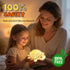 Gusweet 7 Turtle Night Light for Kids, Color Changing & Touch Control, Rechargeable USB Silicone Squishy LED Lamp