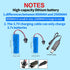 Generic 3.7V 2500mah 1 Pack SM-2P Rechargeable li-ion Battery with USB Chargers Plug for RC Cars Bubble Gun Remote