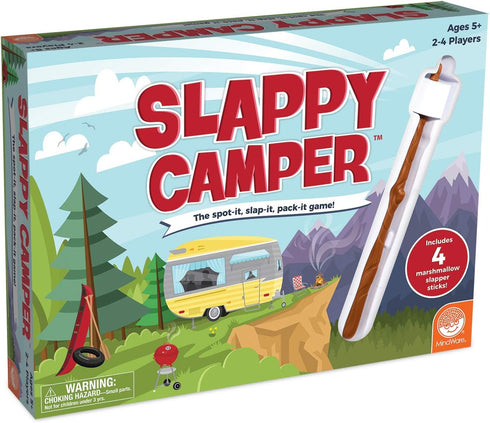 MindWare Slappy Camper Strategy Game - Think Fast and Fill Your Camper