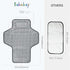 Babebay Waterproof Portable Diaper Changing Pad, Foldable Travel Changing Mat for Baby Girl Boy, Lightweight Travel