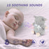 BEREST Baby Sleep Soother with Projector Night Light & Auto-Off Timer, Musical Sheep Plush Toy with White Noise