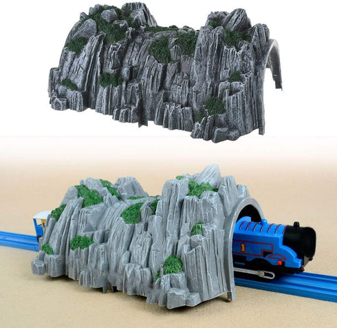 NWFashion Model Scenery 1:160 Scale N Gauge Plastic Rockery Tunnel Track Train Accessories Toy (1PC)