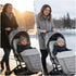 HKSICHENGKEJI 2 1 in Baby Stroller Cushion Bunting Bag Removable Windproof Footmuff Toddler Warm Pushchair Seat Mat