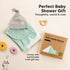 3-Pack 0-3 0-3 KeaBabies Organic Swaddles for Newborns Girls, Boys with Hats - Soft Cotton Baby Sleep Sacks Months