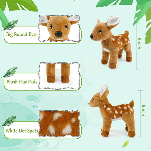 8 INCH,Plushies Stuffed Animals Toy Farm Animals Stuffed Animals for Girls Plush Toys Little Stuffed Animal, Cute
