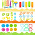 Set, 49 Sets 4-8, LCY WEDSHI Dough Tool Pcs Dough Tools for Kids Ages Dough Accessories Includes Animal Molds, Cutters