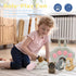 7Pcs Set,Plush 4 Playset Tezituor Cat Stuffed Animal House with Soft Realistic Kitten Toys,Cats Plushies for Kids