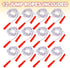 ArtCreativity 84 Inch Nylon Ropes for Kids, Pack of 12 Durable Jump Ropes for Indoor and Outdoor Activity