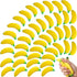 Jerify 100 Pcs Banana Stress Toys Stretchy Banana Fidget Toys Realistic Stretchy
