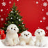 9 inches HollyHOME Maltese Stuffed Animal Realistic Maltese Dog Plush Toy Pet Fluffy Stuffed Puppy Dog Toys Gift