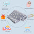 3 45x60 Inches 45"x60", NTBAY Layer Oversized Muslin Cotton Toddler Blanket, Jacquard Reversible Nursery Bed Blanket