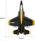 FX635 2 2.4Ghz 3 GoolRC RC Airplane, Channel RC Plane, Remote Control Airplane, Ready to Fly Foam Glider with Axis