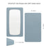 2 Pack, 52"x28" Konssy Muslin Crib Sheets for Boys, Soft Cotton Neutral Baby Sheets for Standard Crib Mattress