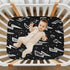 Caikeny 52 28 Fitted Crib Sheet for Boys Girls Lightning Bolts Black Baby Crib Sheets Bassinet Sheets Crib Mattress Bed