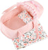 Set 9 10 11 12 Inch GAGAKU Baby Doll Bassinet, Doll Carrier Doll Carry Cot with Canopy and Pillow Blanket for Dolls