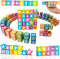 amdohai Portable Magnetic Letters Blocks Magnetic Alphabet & Numbers Montessori Learning Toys for