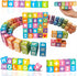 amdohai Portable Magnetic Letters Blocks Magnetic Alphabet & Numbers Montessori Learning Toys for