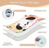 siphylline 52" 34" Cartoon Cute Animals Pink Extra Large Resuable Toddler Mattress Pads Waterproof Washable Baby Diaper