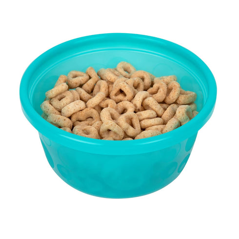 The First Years Take & Toss Toddler Bowls Set - Reusable Toddler Snack Cups - Toddler and Baby Snack Containers with Snap On Lids - Ages 9 Months and Up - 8 Oz - 6 Count by The First Years