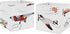 Sweet Jojo Designs Vintage Airplane Foldable Fabric Storage Cube Bins Boxes Organizer
