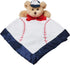 Bearington Collection Lil’ Slugger Snuggler Plush Baseball Lovey, 15 in Plush & Satin Security Blanket