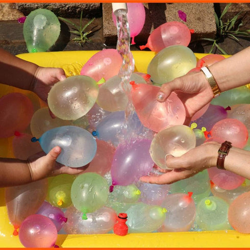 1700 Pack Water Balloons with Refill Hose Nozzle, Eco-Friendly Latex Balloons for Outdoor Water Games