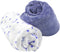 Cozy Fleece Microplush Crib Sheet (Set of 2) Color: Blue/White with Moon and Stars