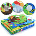Infant Soft Book, Educational Baby Books 6 to 12 Months, Nontoxic Fabric Touch & Feel Crinkle Cloth for Babies