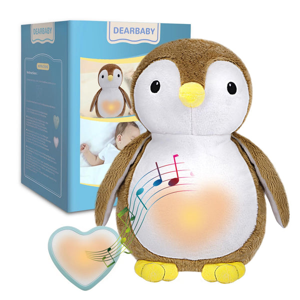 DEARBABY Baby Sleep Soother,Moms Heartbeat Sound and Lullabies Toddler Sleep Aid Toy