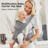 6-in-1 3-36 7-44lbs Bear Baby Carrier, Baby Carrier Newborn to Toddler with Hip Seat (Ergonomic M Position) for Month/