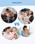 Aniaml 8 Pack babygoal Neutral Pacifier Clips, Binky Paci Holder Clips Fits for Most Baby Pacifiers and Binkies
