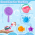 1-3 2-4 1+ 5 Fajiabao Baby Bath Toys for Kids Ages Toddler Bath Toys Mold Free for Bathtub Sand Beach Pool Water Toys