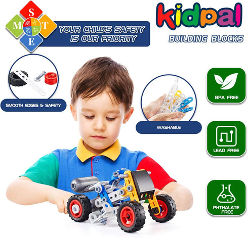 HUOZHI Set 6-12, 4-8, 5 1 4-7 5 7 8 9 113 Erector for Boys Building Toys for Kids Ages in STEM Toys Ages with Electric