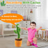 Dancing Talking Cactus Toy, Toddler Gift, Singing & Mimicking Cactus Toy, Rechargeable Baby Toy