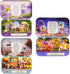 MAGQOO 3D Wooden Dollhouse Miniature DIY Kit with Furniture, 1:24 Box Theater Kit (Pack of 3)