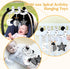 XIXILAND Car Seat Toys for Babies 0-6 Months, Black and White High Contrast Baby Toys 0-3 Months Carseat Toys for Infants 0-6 Months, Stroller Toys Newborn Sensory Infant Toys for 0-18 Months
