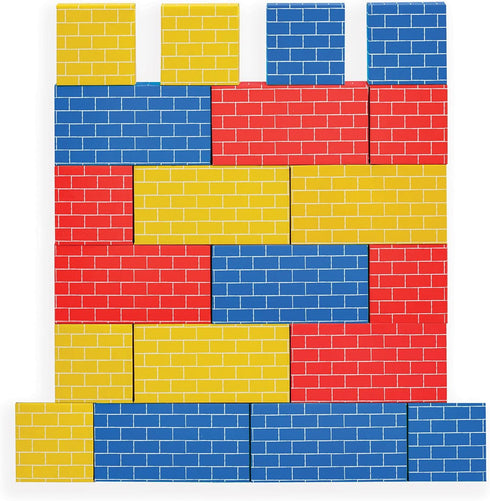 Bankers Box at Play Cardboard Building Blocks, 20 Pack, Large and Medium