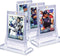 4Pcs Magnetic Card Holders for Trading Card, Baseball Card Protectors with 4 Stands, 35pt Acrylic Hard Card Sleeves for