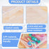 20 Pcs Clear Board Game Tokens Storage Containers - Assorted Sizes for Game Components